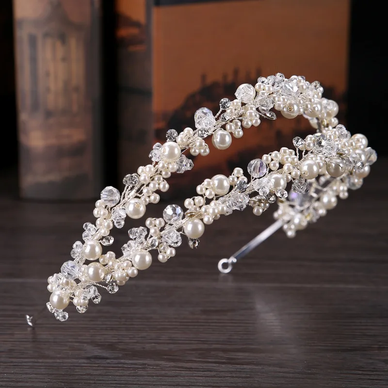 Pearl Hair Claw Korean Cute Heart Hair Clamp Head Pearl Inside Hairpin Bangs Pearl Flower Crystal Comb Hair Pins Clips Elegant