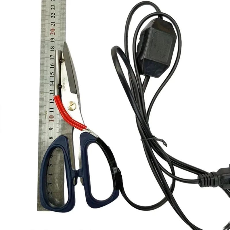 Imagem -04 - Tesoura Eletrotérmica de Temperatura Ajustável Aquecimento Tailor Shears Faca para Cortina de Roupas e Tecidos Não Tecidos 220v