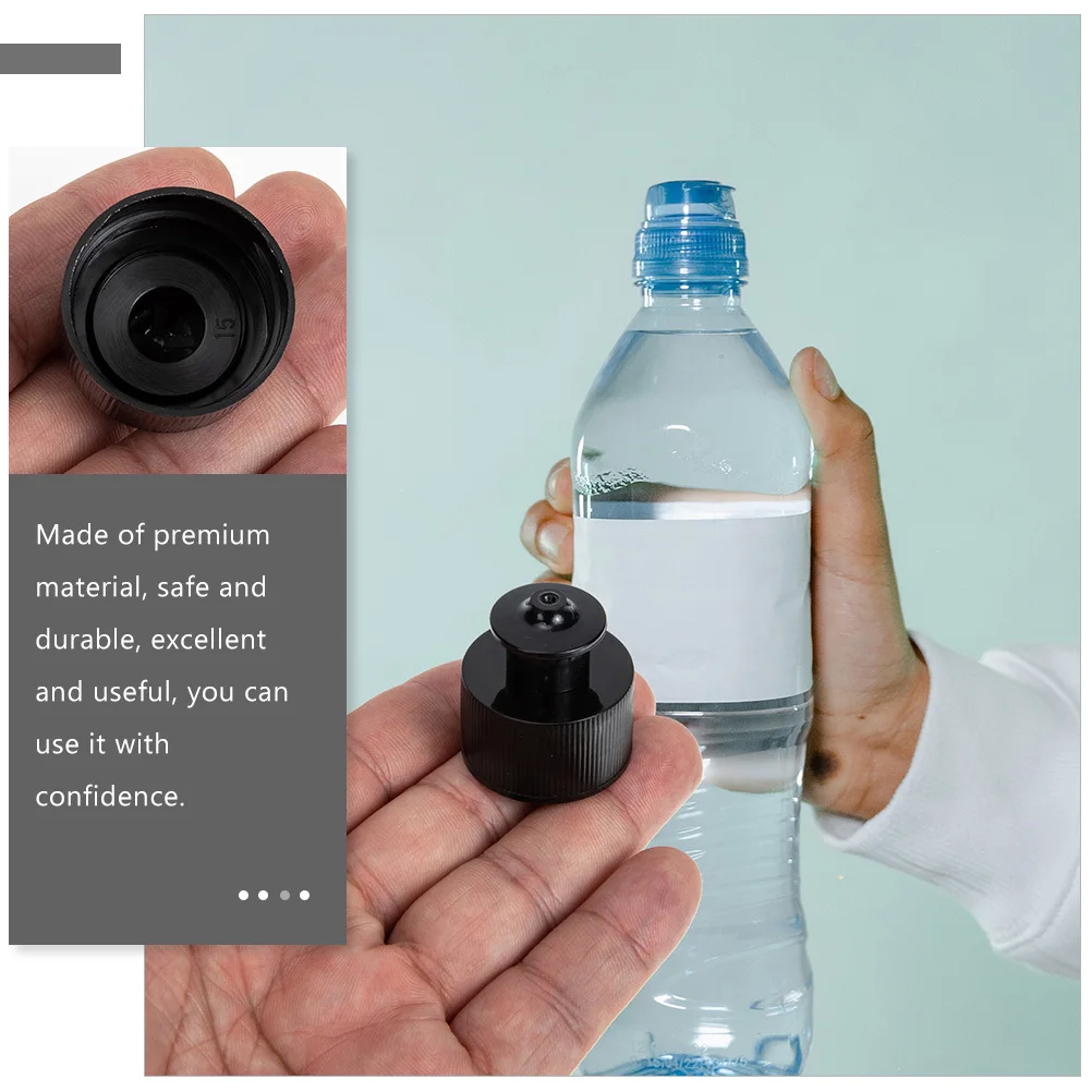 

50Pcs Replaceable Bottle Caps Sports Water Bottle Lids Leakproof Sealing Replacement Tops for Portable Use Portable Bottles Caps