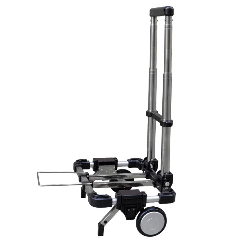 

Folding Small Cart, Portable Trolley, Home Shopping Cart, Travel Trailer, Luggage Cart Folding Shopping Cart