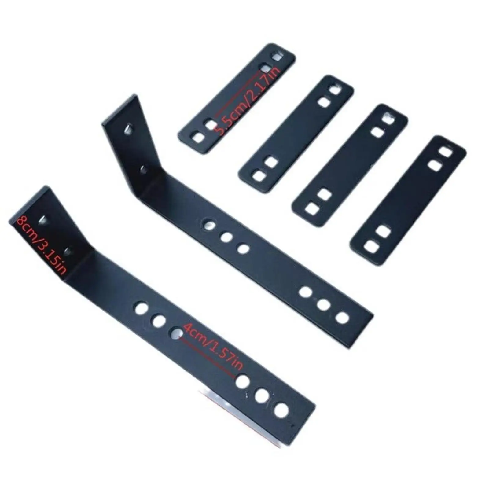 Universal Car Awning Bracket Kit Multi Hole Adjustable Mounting Hardware for SUV Truck Side Tent Roof Rack