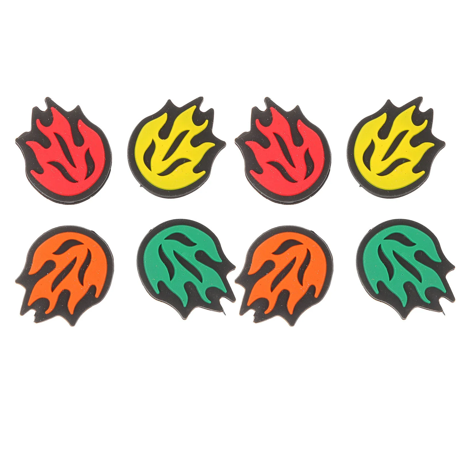 8 قطعة مضرب تنس امتصاص الاهتزاز سيليكون المرطب امتصاص الصدمات طويلة الأمد مقاومة للاهتراء اكسسوارات التنس #4