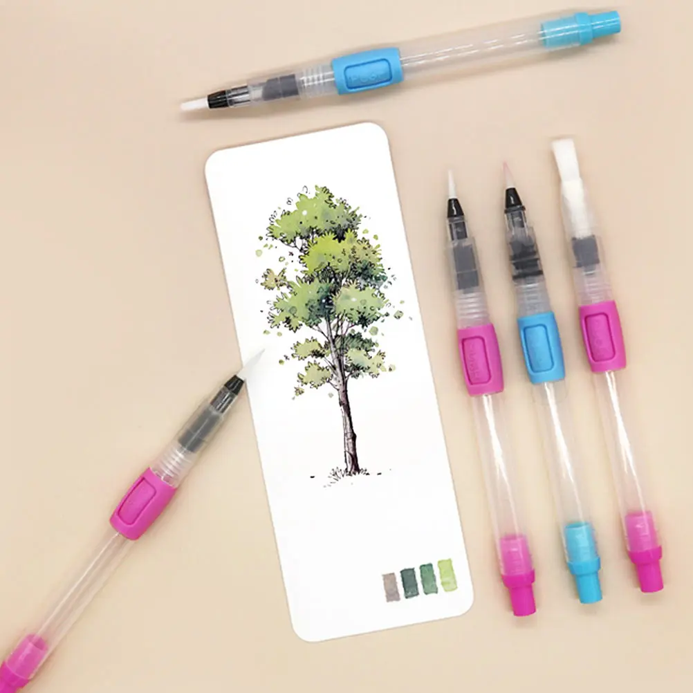 

Innovative Water Drawing Pen Set with Washable Gouache Effect for Kids Creative Watercolor Painting Activities