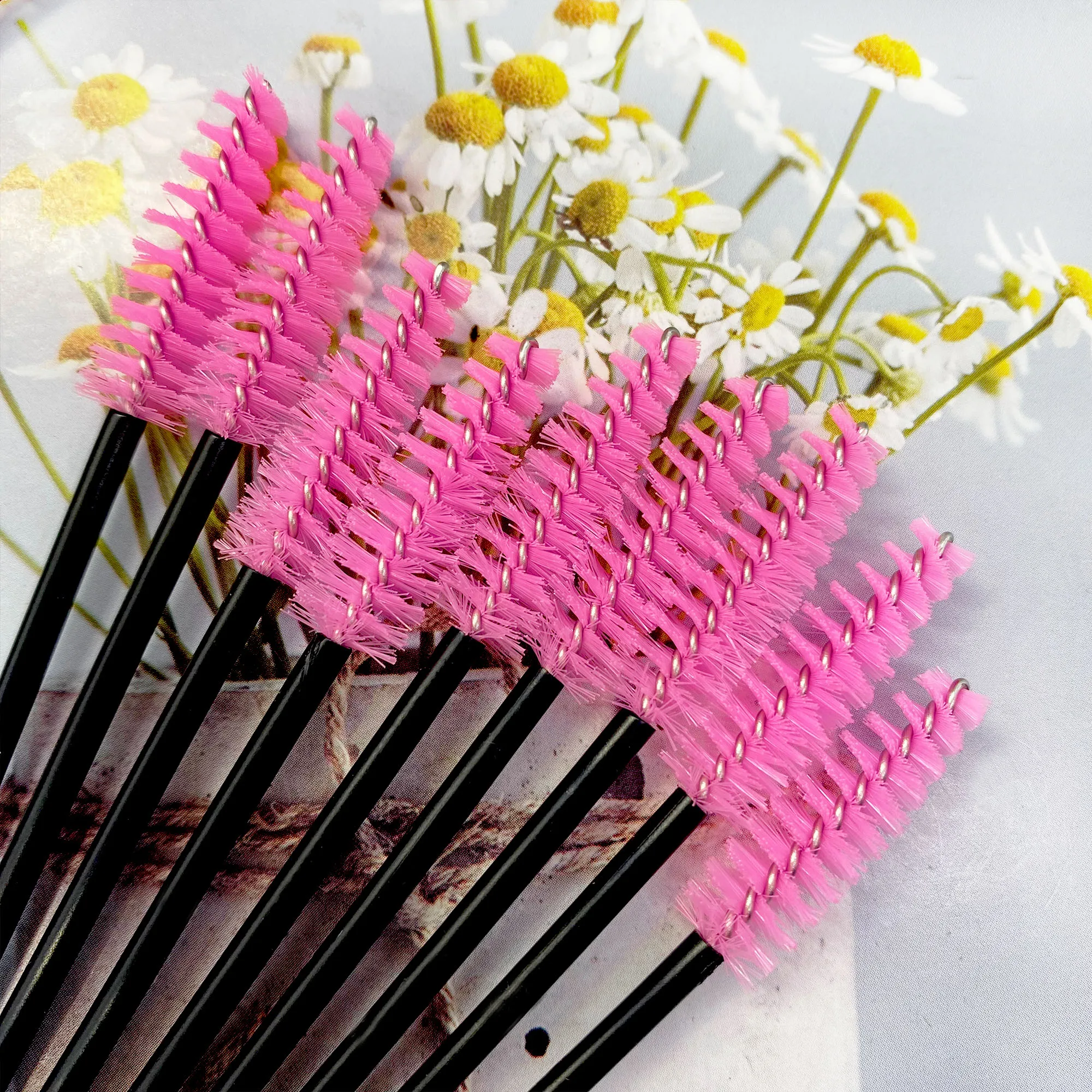 500 Stuks Wimper Borstels Wegwerp Wimpers Extension Brush Make-Up Tool Voor Mascara Wands Applicator Spoolers Gereedschap Groothandelaar