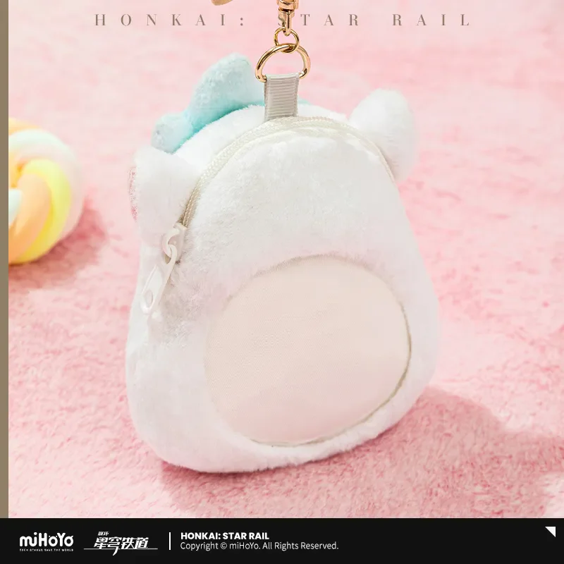 [Genuine] miHoYo Game Honkai Star Rail Little Ica Plush Badge Storage Bag Anime Decoration Pouch Wallet JK bag Cosplay Xmas Gift