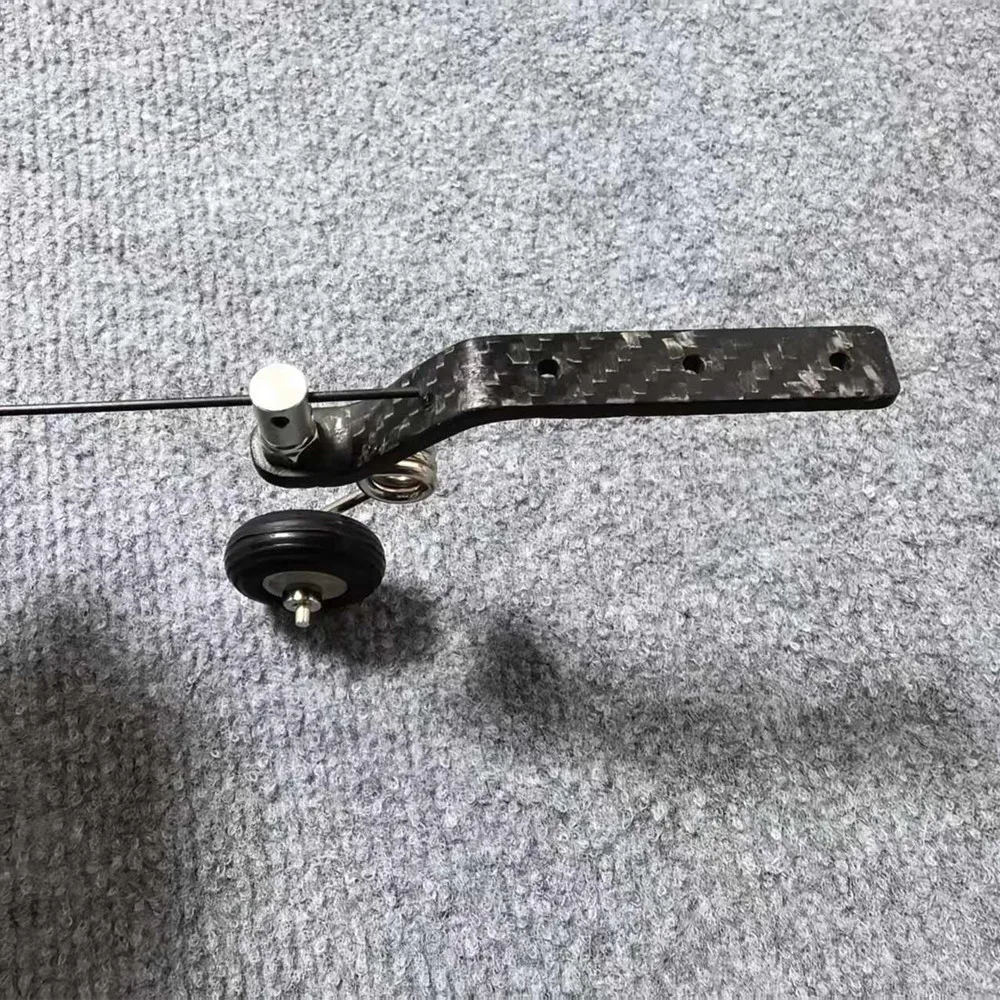 Kit de roue arrière en Fiber de carbone avec pneus PU de 1.25 "et 1.5", pour avions RC 26CC-50CC, train d'atterrissage Durable, mise à niveau des pièces de précision, 1 pièce