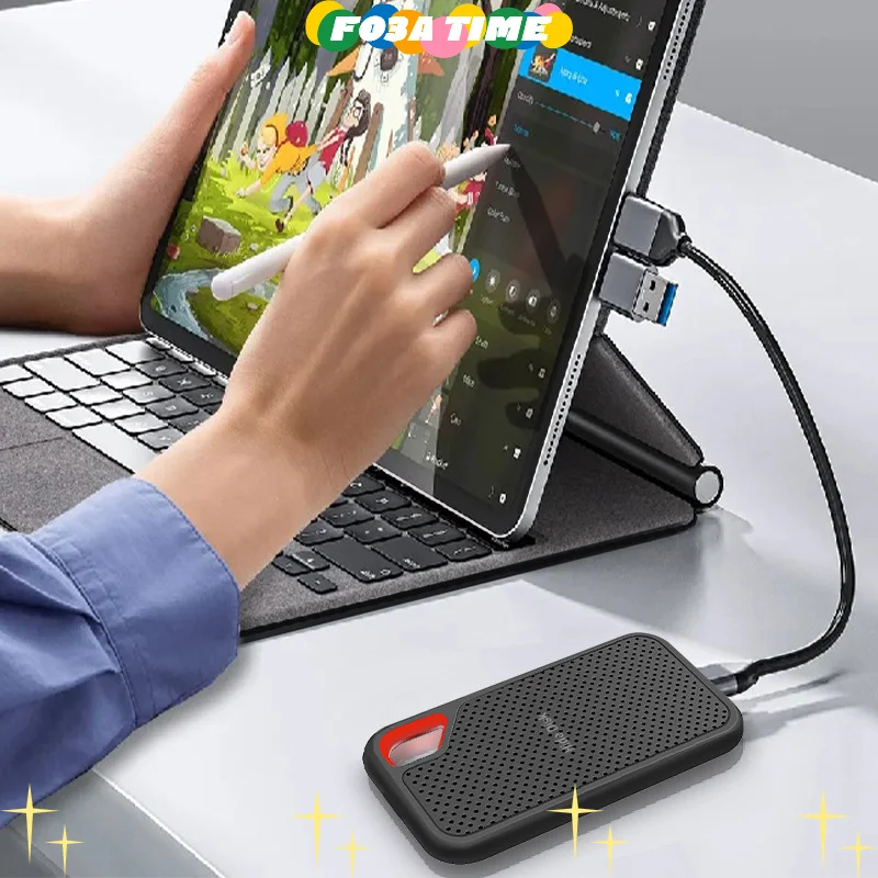 

Portable Hard Drive 1TB Original Solid-state Drive 2TB 4TB External Storage Hard Drive USB 3.1 High-speed Hard Disk For