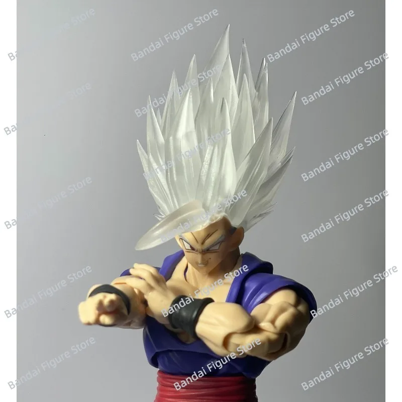 HM Dragon Ball Gohan accesorios de cabeza bestia Ultimate Gohan Son Goku Ssj1 Ssj2 Shf figuras de acción colección modelo Juguetes