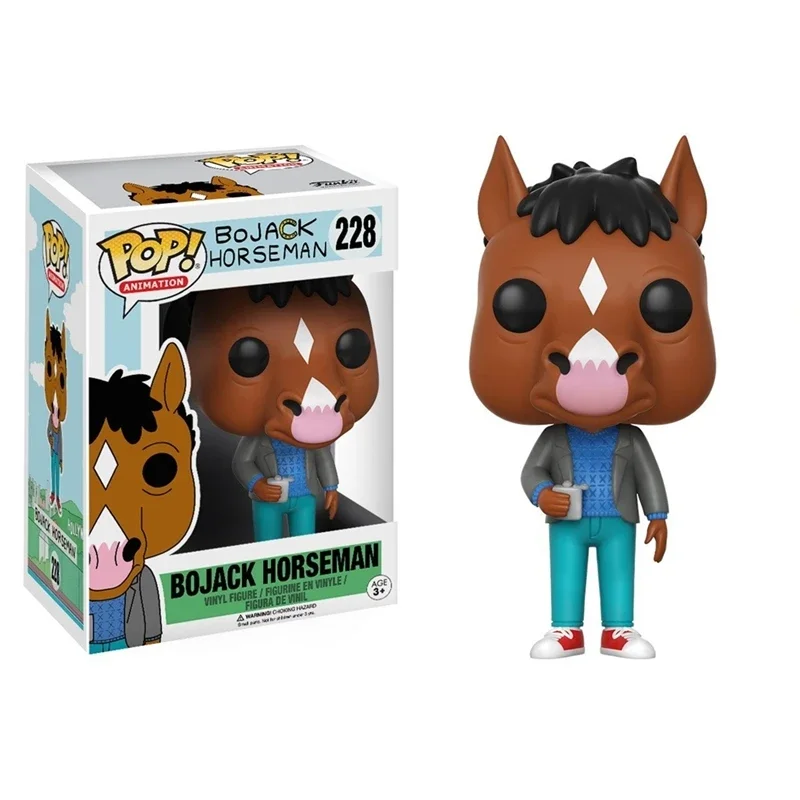 FUNKO POP  NEWest Arrival Character Bojack Horseman #228 Vinyl Action Figure Dolls Toys for Kids Gifts Models