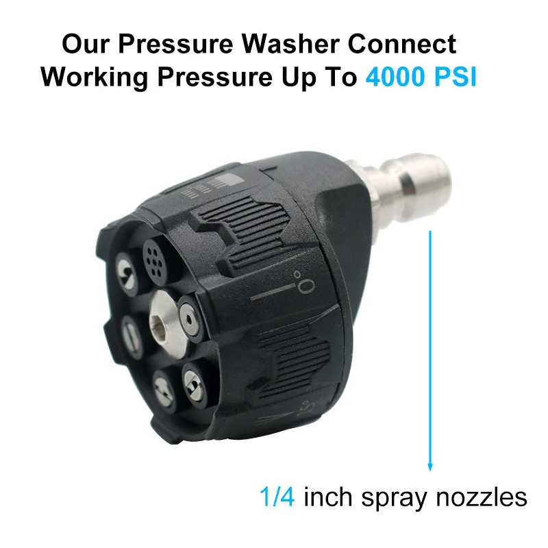 Universal Wash Car Pressure Washer Nozzle Multi-Functional 1 Garden Adjustable In Accessories 6 Washer Jets Car Cleaning Spray