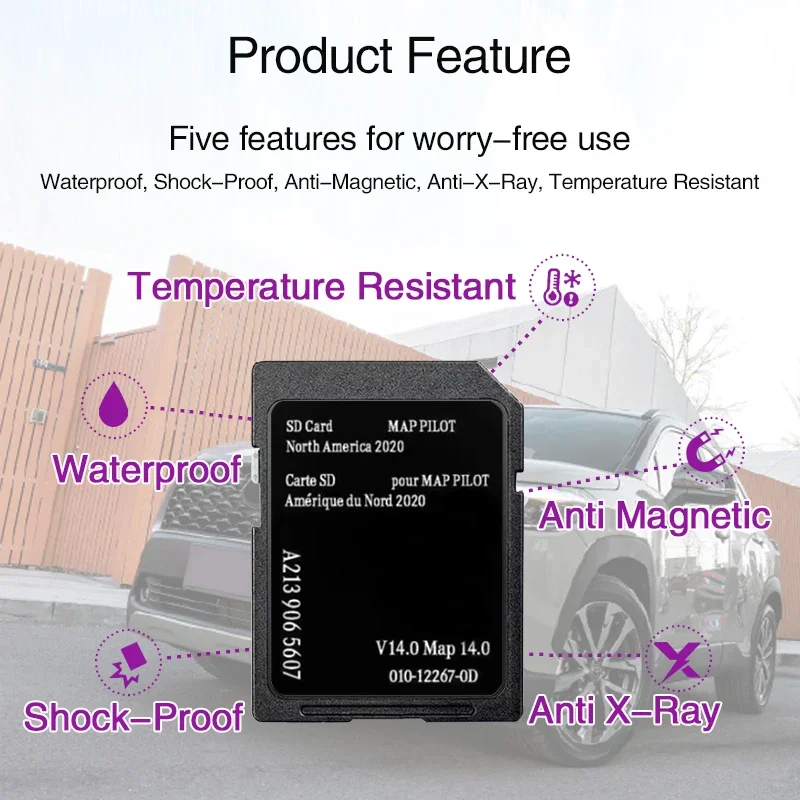 A2139065607 V14 نسخة كاملة 2020 خرائط أمريكا الشمالية لمرسيدس AMG C-Class CLA سيارة لتحديد المواقع Garmin الملاحة SD بطاقة الذاكرة #5