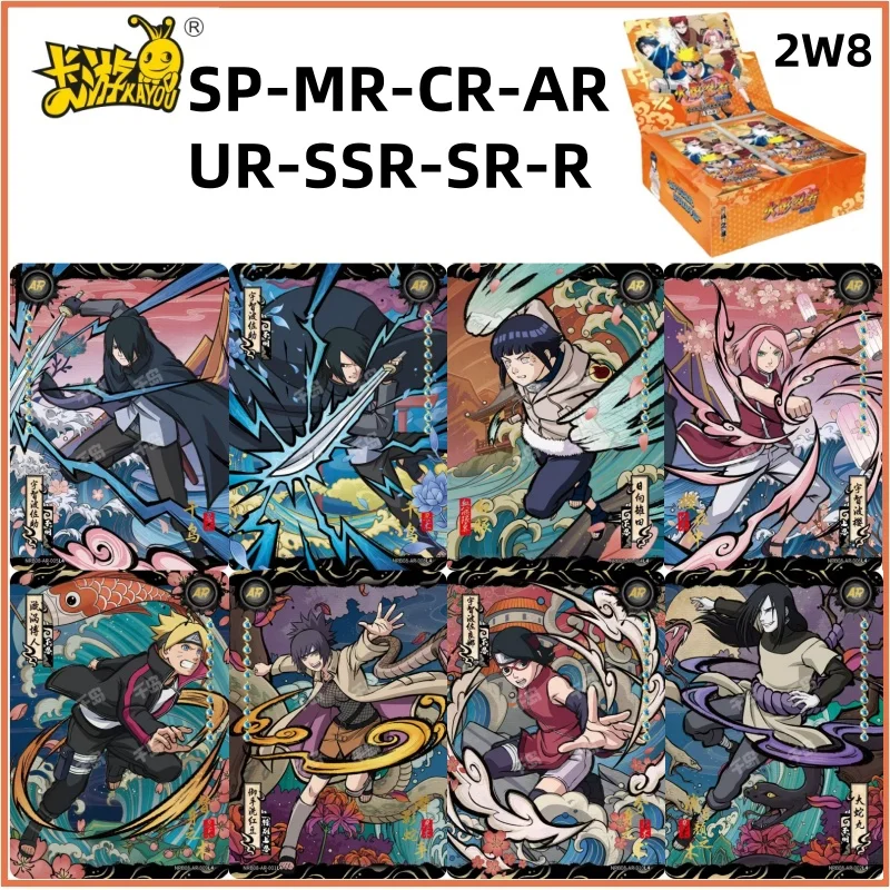 

KAYOU Naruto Card T 2W8 Naruto I Love Rokkakasi Коллекционная карта Tcg Игровая карта Мультяшная игрушка Периферийные устройства в подарок Оригинальная коробка