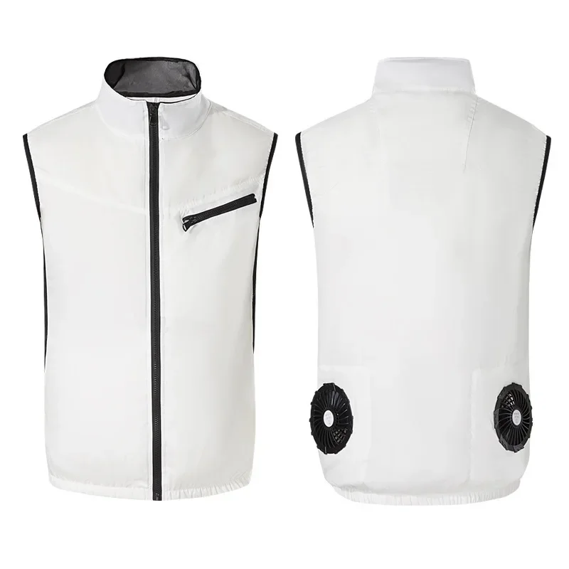 Summer new cooling cooling air conditioning clothes outdoor exercise sleeveless vest refrigeration Labor overalls