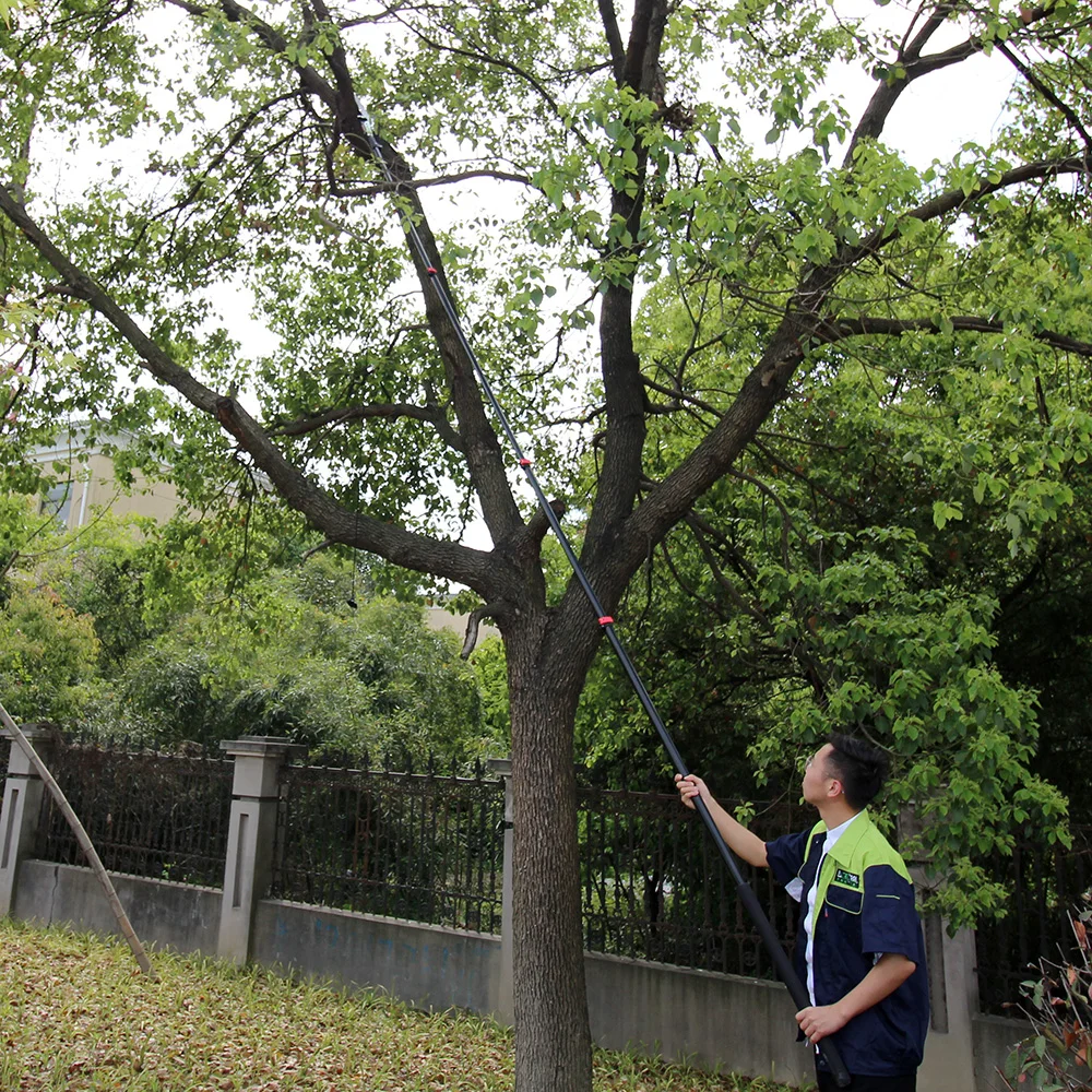 Para tijeras de podar telescópicas de 24 pies, función plegable de grado Industrial, hoja Sk5, mango de goma, herramientas de jardín