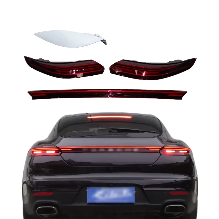 Upgrade for Porsche Panamera 971 Models Clear Lens Tail Lights with Red Color for 14th-18th Models Condition New