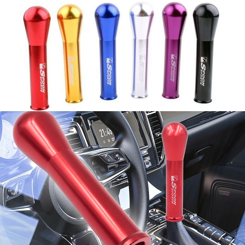 15cm Universal Aluminum Gear Shift Knob Stick Car Extended Mugen Gear Shifter Gear Head Knob gearbox shift knob