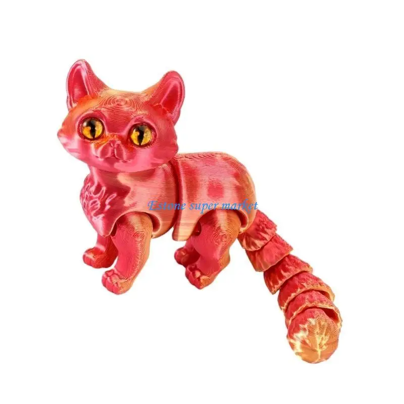 090B Stress Relief Kitten Fidgets Toy Versatile Flexible Design for Playful Interaction at Home or On the Go