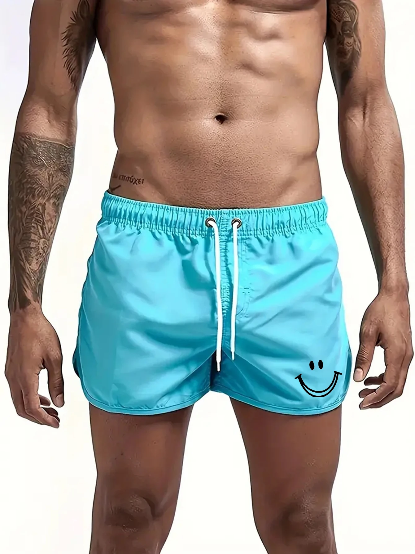 

Casual Swimming Summer Men's Shorts 2025 Beach Trunks Swim Gym Pants Quick Drying Homme Surf Ventilate Drawstring Fashion Daily