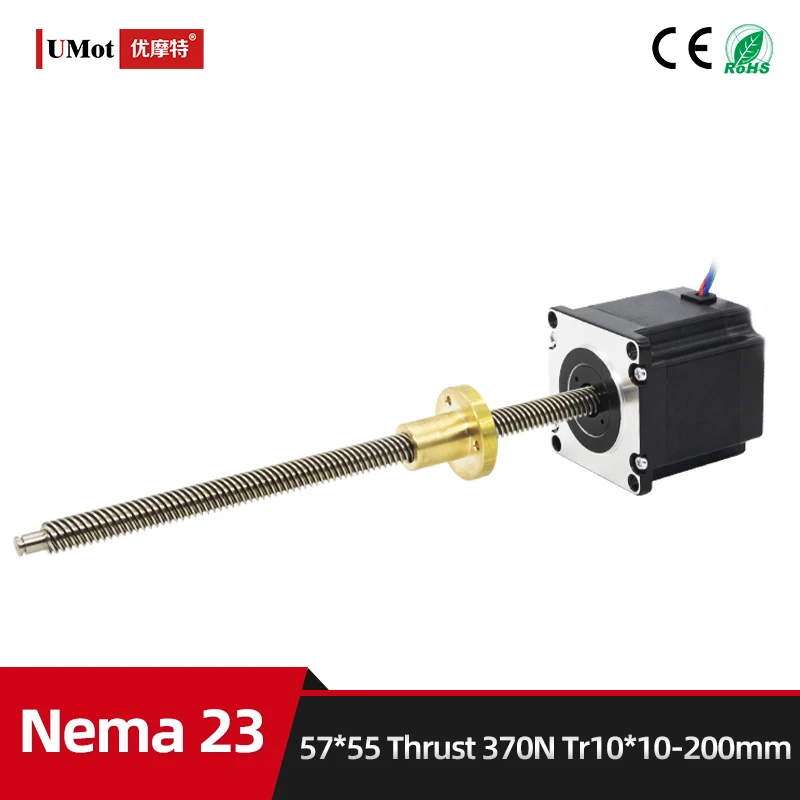 

Thrust 370N Current 3.5A Nema 23 Linear Stepping Motor Micro Linear Screw Motion Actuator Stepper Motor With Lead Screw