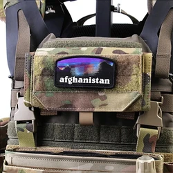 Afghanistan Letter Goal Embroidery Patches Country Tactical Military Badge For Clothes Backpack Vest Stickers