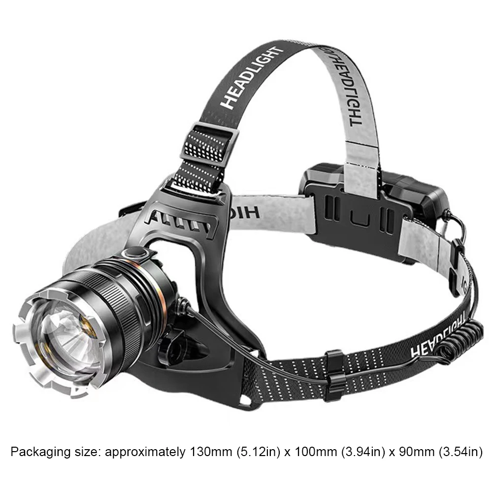 Motion Sensor LED Work Light USB Charging Portable Head Lamp 4 Light Modes Multifunctional Head Torch for Camping Running Hiking