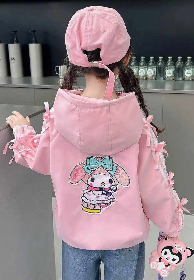 معطف سانريو كورومي ماي ميلودي بأكمام طويلة للأطفال لفترة الربيع والخريف سترة كارتونية للطلاب سترات كاوليا الجنوبية #3