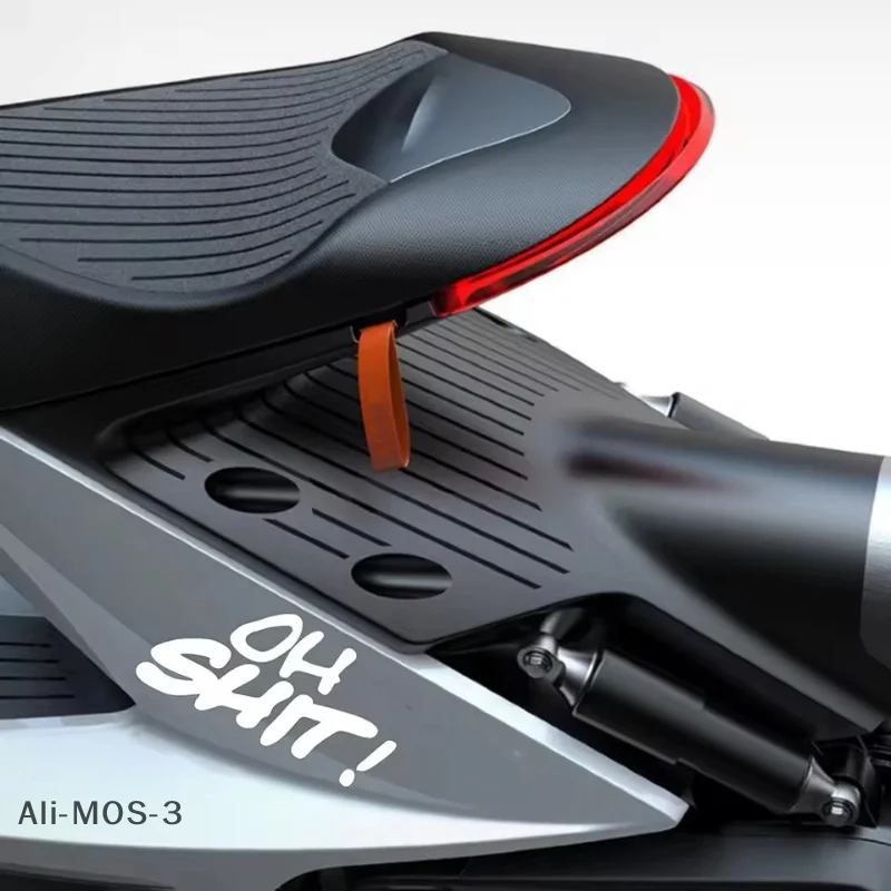 【S】صائق فينيل مقاوم للماء للدراجات النارية، قطعة واحدة من ملصقات الحروف المضحكة للخوذة والسكوتر والسيارة، لاصق متين #2