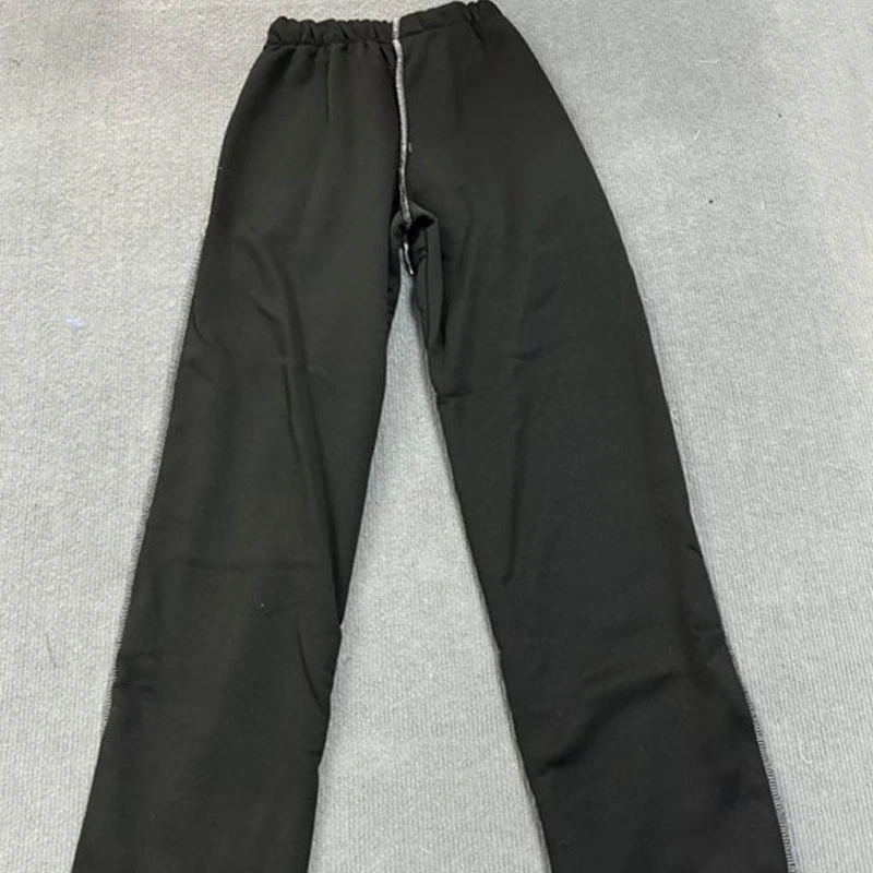 Pantalones de chándal con patrón de letras para hombre y mujer, pantalón de chándal de cintura alta, estilo Retro americano, Y2K, Hip Hop callejero, informal, a la moda