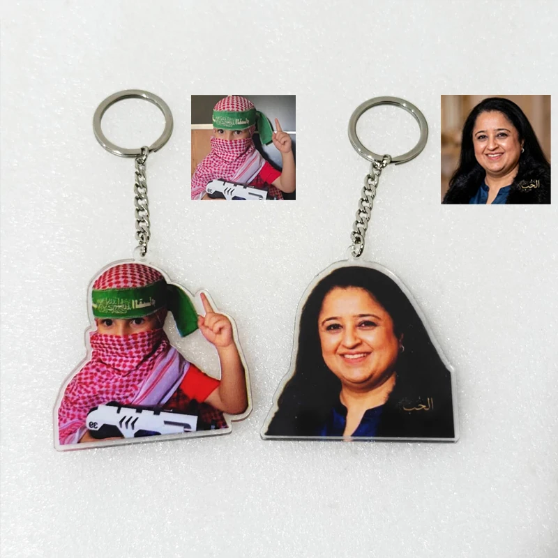 Custom Photo Keychain Personalized Portrait Keychain Custom Full Color Acrylic Picture Boyfriend Girlfriend Valentines Gifts