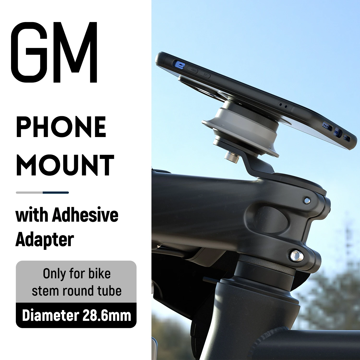 

Bike Phone Mount Mountain Bicycle MTB Stem Holder Stand Cycling Smartphone for All Phone Garmin XOSS G/G+,iGPSPORT GPS Computer