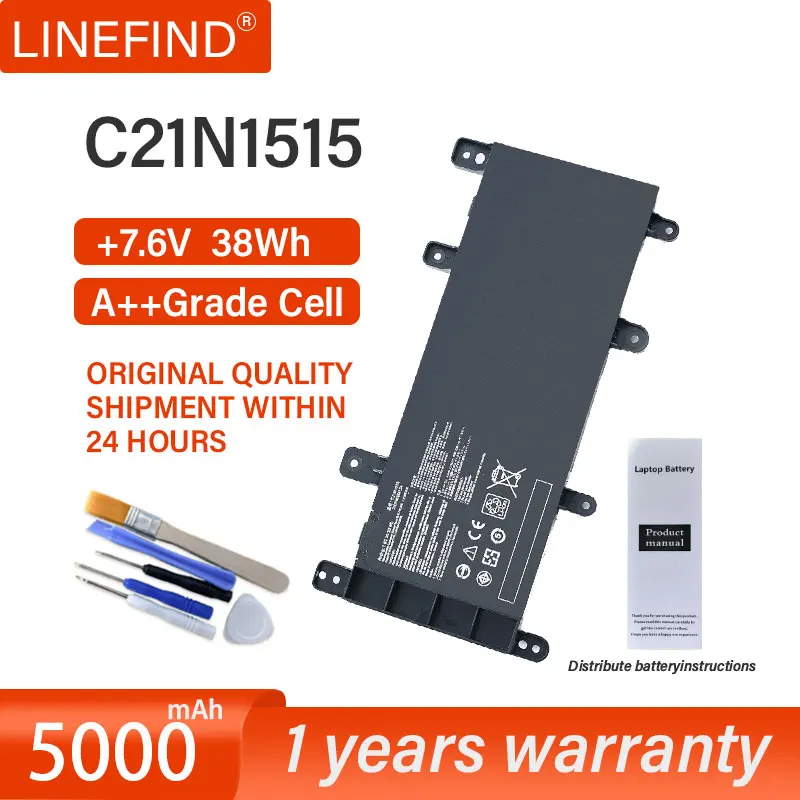 C21N1515 Laptop Battery For ASUS F756UW F756UX K756UW P2720UQ P2730UQ P2740UQ P756UJ R753UA R753UB R753UX X756U