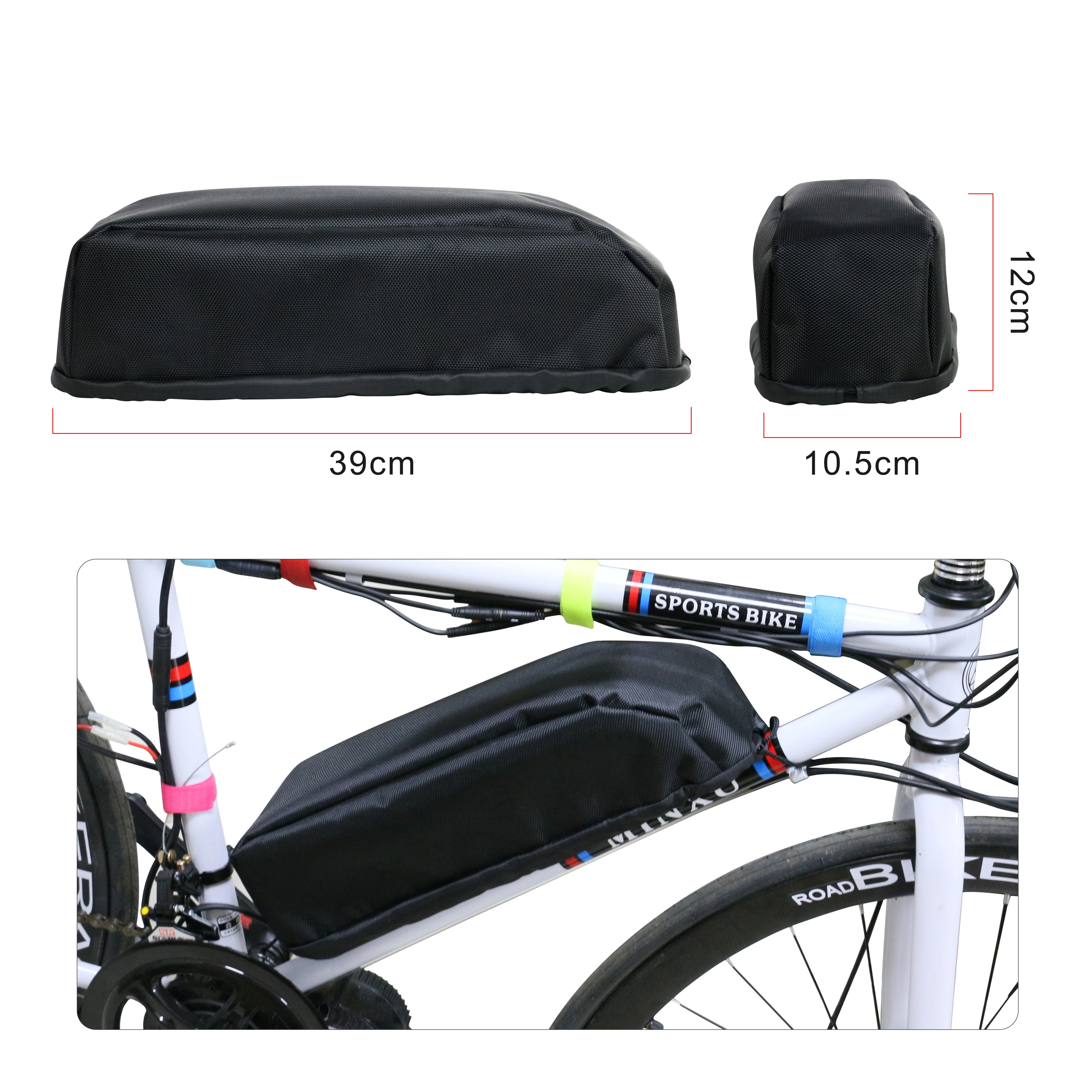 Ebike Battery Bag Waterproof Dustproof Anti-mud Cover Hailong Shark Polly Style Electric Bicycle Lithium Battery Pack Cover Bags