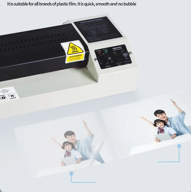 Imagem -05 - Máquina de Estratificação a Frio e a Quente Selagem de Documentos Embalagens Plásticas Laminador Máquina de Estratificação de Escritório a3