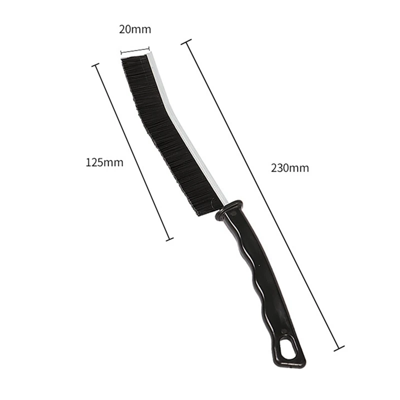 4Pcs Hard Bristle Crevice Cleaning Brush Prime Premium Grade Crevice Cleaning Brush Durable Bathroom And Kitchen Black