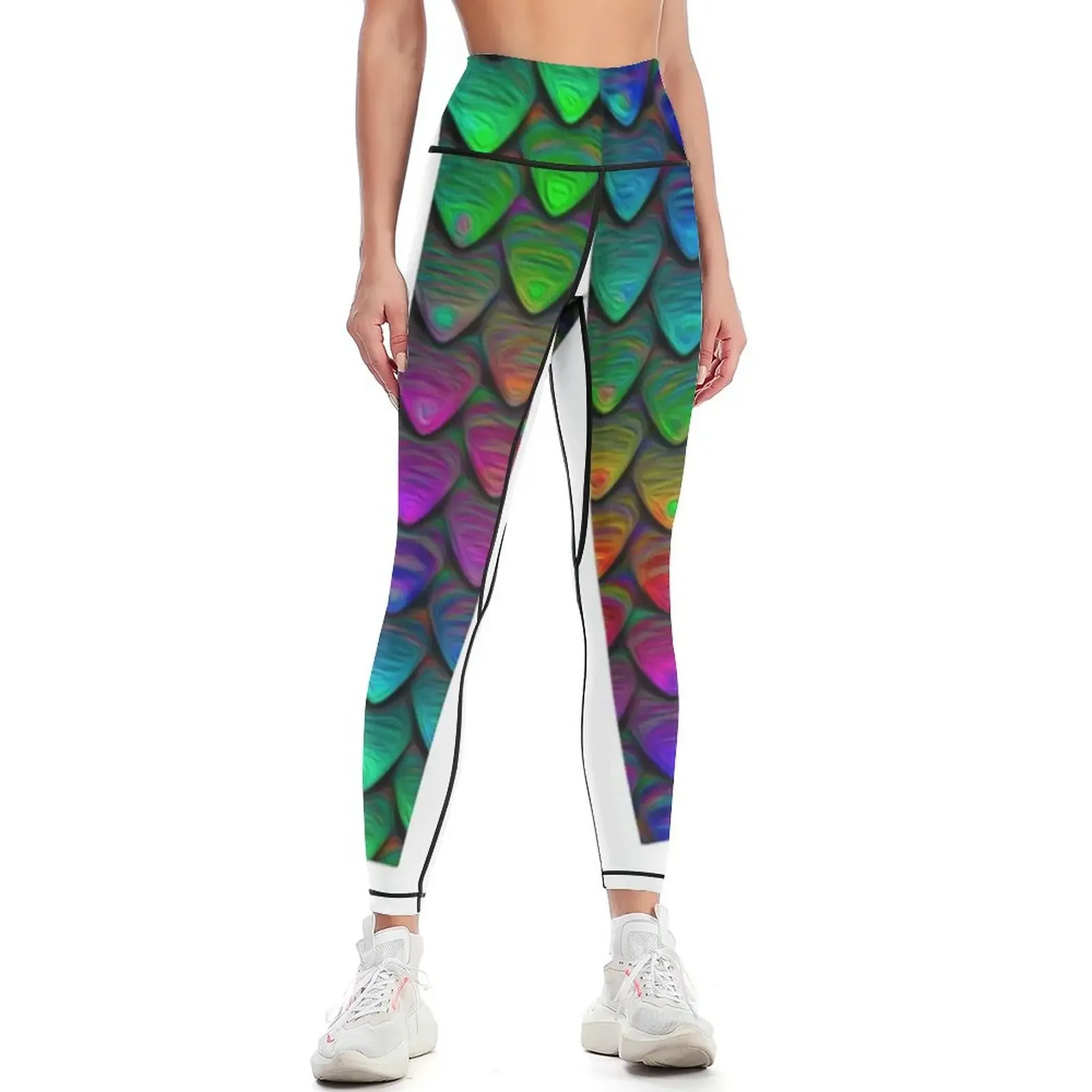 Dragon love Leggings ملابس رياضية للتنس من أجل سراويل رياضية عالية الخصر للسيدات