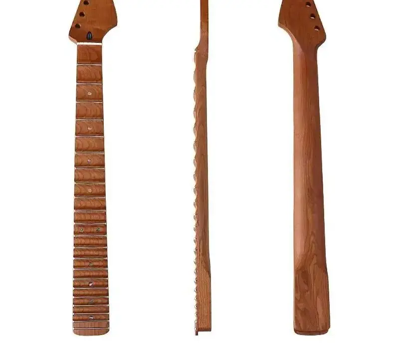 6string 22pin Full Maple Grilled Maple Wave Pattern Electric Guitar Neck Convex Pattern Handle Guitar DIY Instrument Accessories