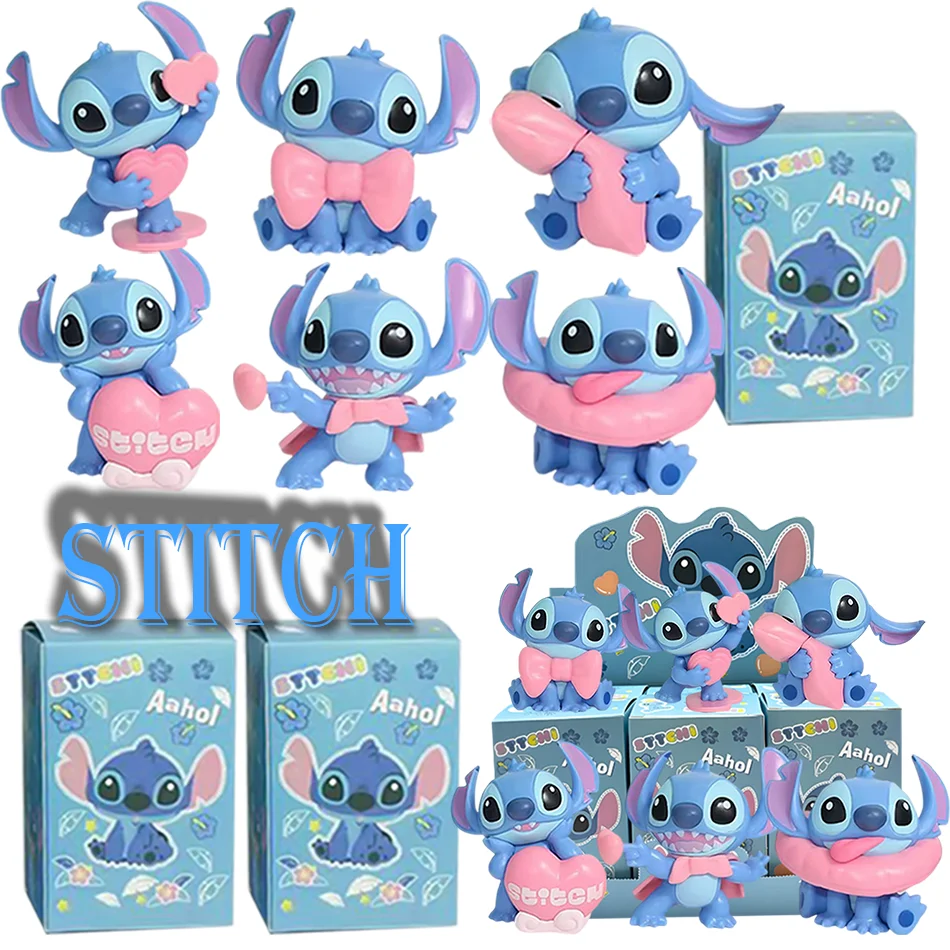 

Stitch Blind Box Christmas/Birthday Gifts Sweet Pink Series Toy Doll for Decoration Birthday Gift Action Toy Figures