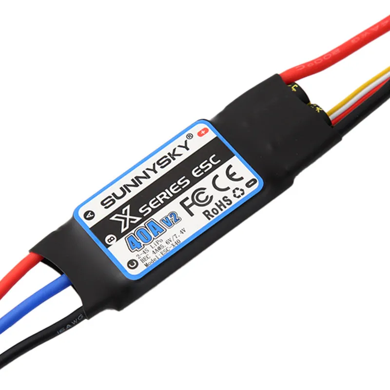 Sunnysky 40A Electronic Speed Controller, Replacement ESC for RC Ducted Fan KT & 3D Aerobatic Plane