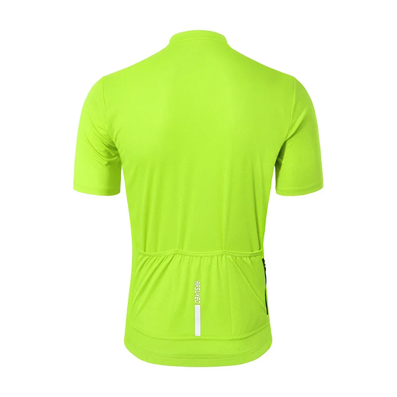 ARSUXEO Men's Cycling Jersey  Breathable Bicycle Shirt Short Sleeves Road Mountain Biking Shirt Slim Fit Cycling Jersey 6036