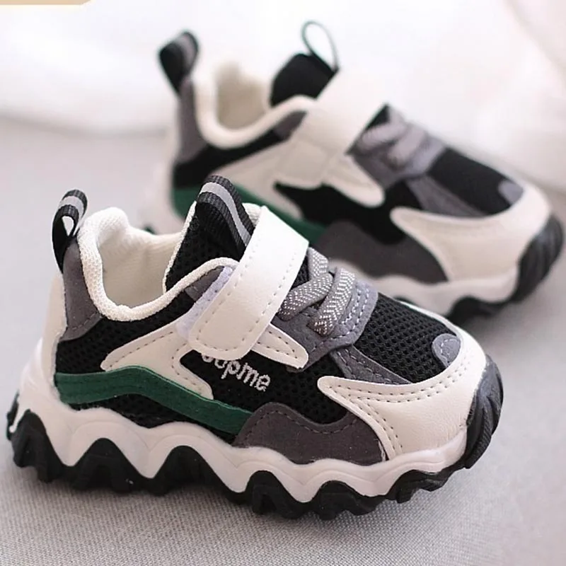 Spring Autumn Baby Sports Shoes for Boys Breathable Sneakers Girls Soft Sole Running Shoes 1-3 Years Toddlers Kids Casual Shoes