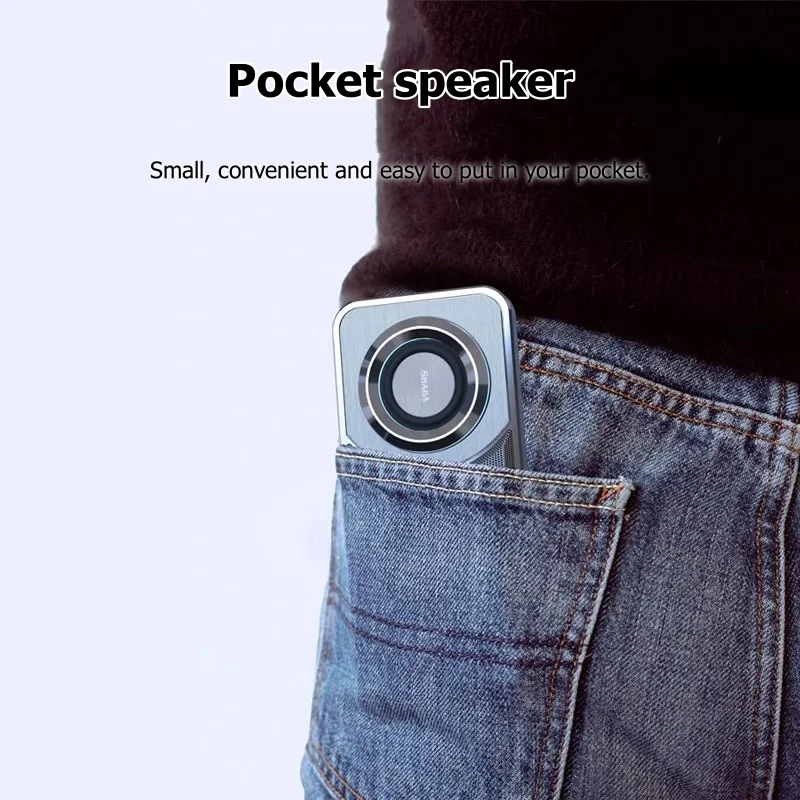 VS-025 Беспроводной Bluetooth-динамик Вставка TF-карты для воспроизведения Кронштейн для мобильного телефона Сабвуфер FM-радио Портативный ультратонкий маленький звук