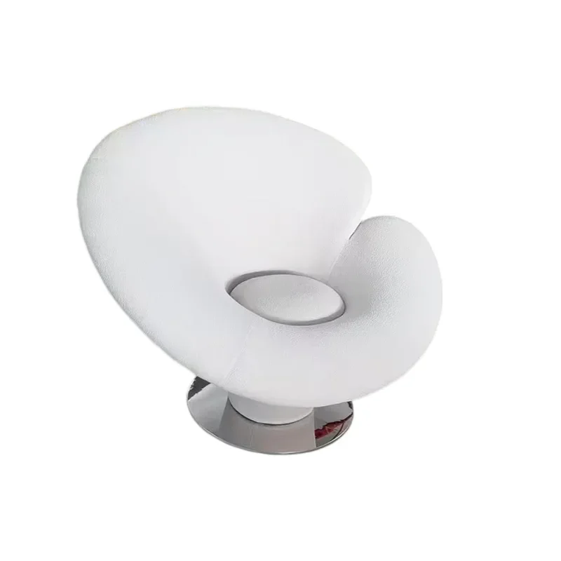 Modern light luxury apartment hotel engineering fiberglass special-shaped calla lily flower seat leisure single sofa recliner