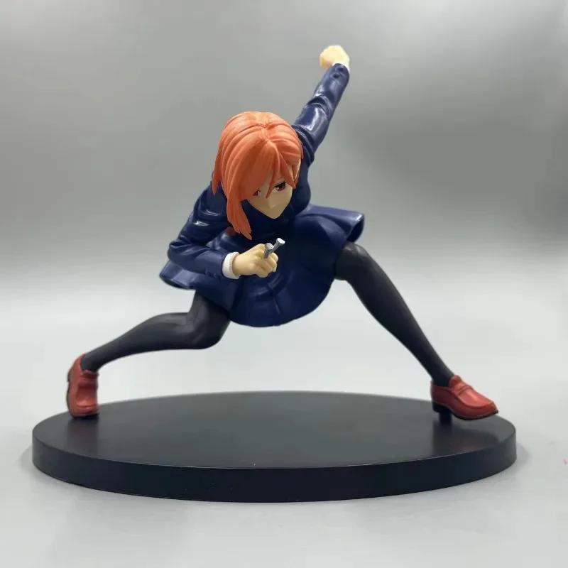 Figura de acción de Jujutsu Kaisen de 15cm, Kugisaki Nobara, modelo de adorno de Anime Original, colección de adornos, juguete de regalo de exhibición de escritorio