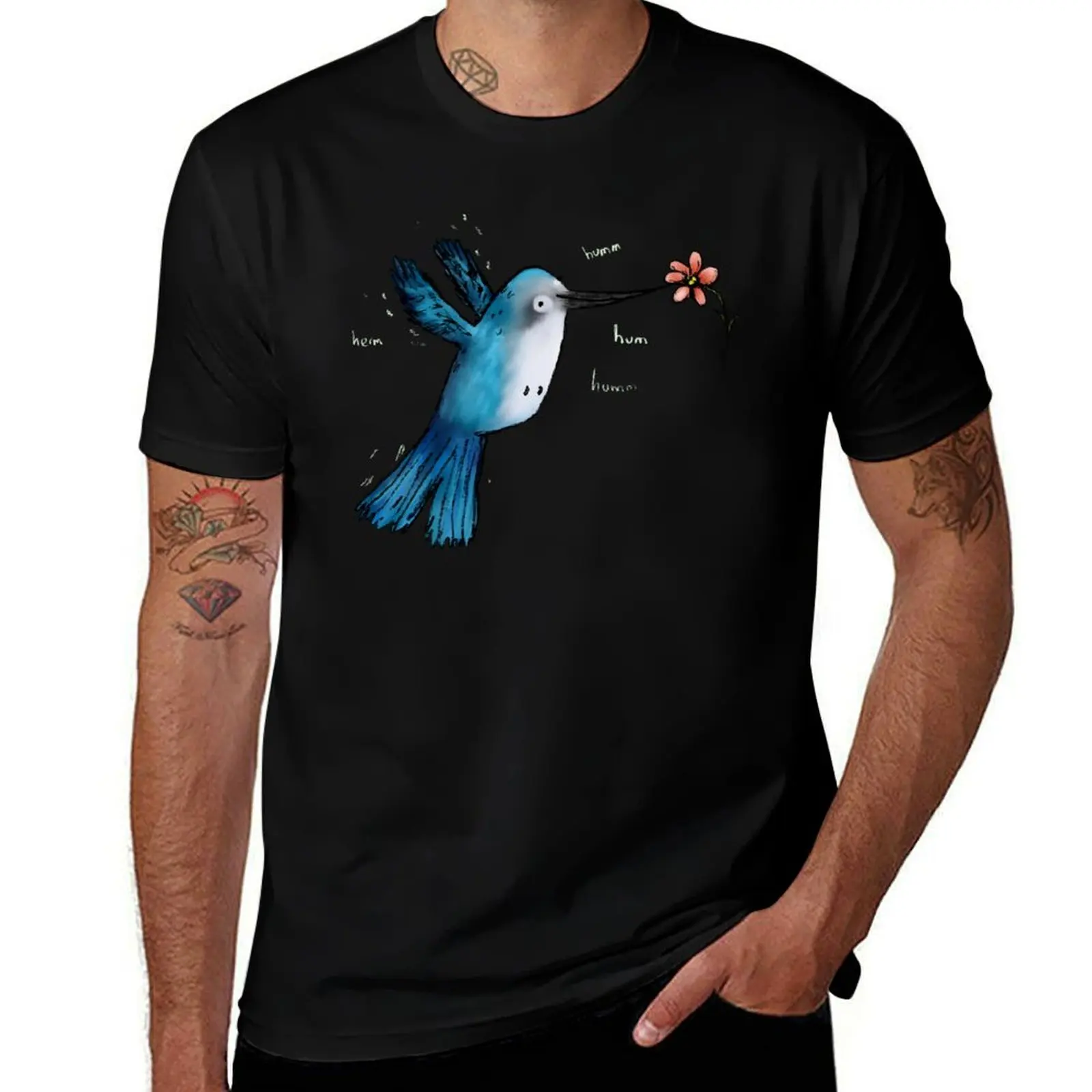 

Hummingbird T-Shirt man t shirts cotton man t shirt heavy cotton