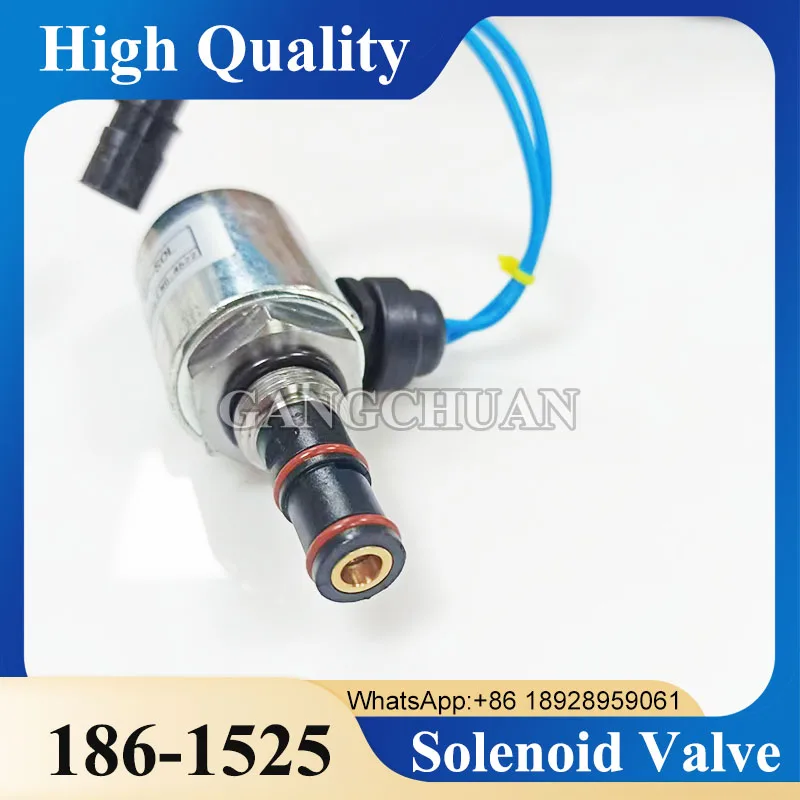 D8R 186-1525 1861525 solenoid valve for caterpillar cat 12H NA 140H NA 12H 120H 143H 160H GRADER