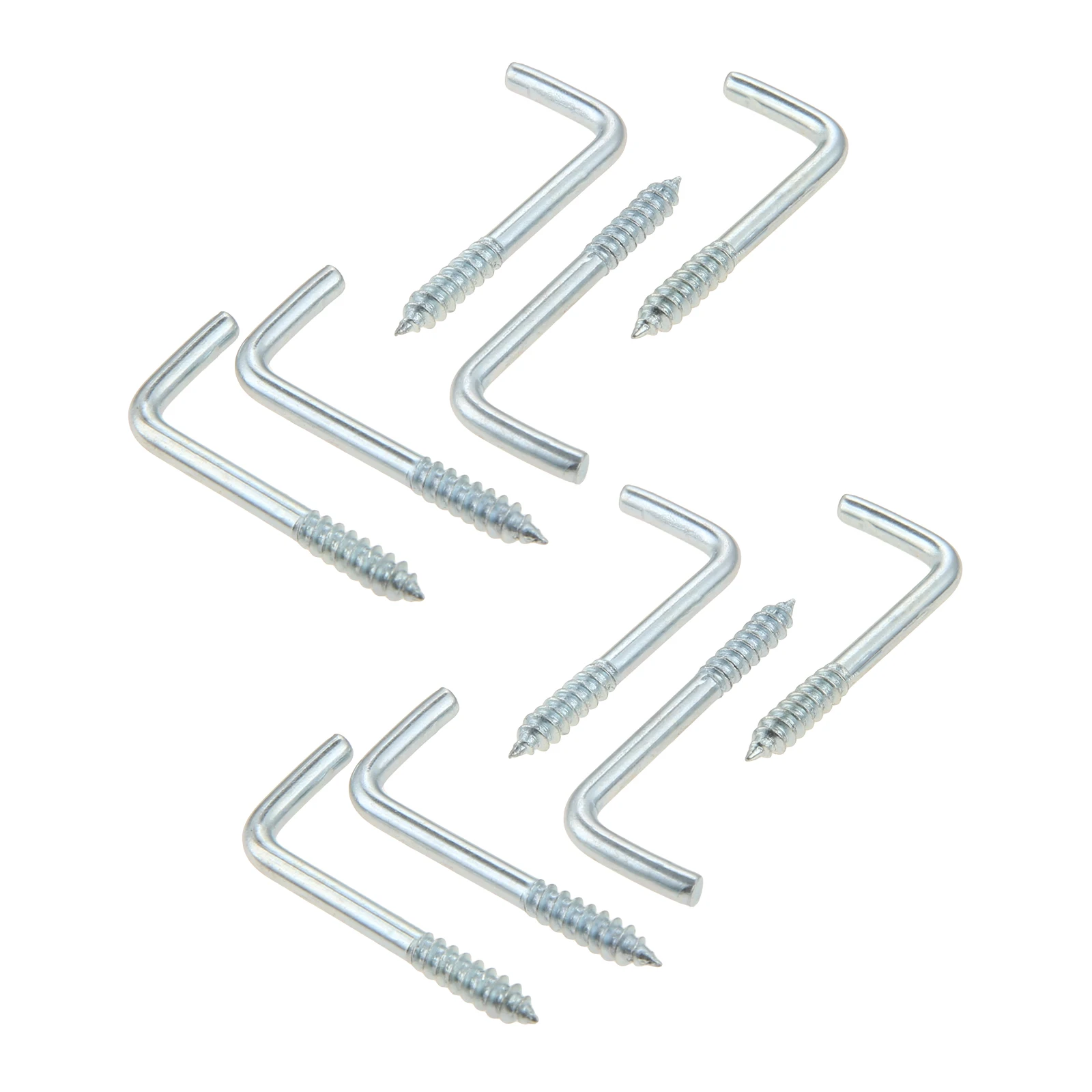 Metal Ceiling Cups Hooks  For DIY Products Picture Frame Plant Lamp Light Cabinet RV Tool Net Wire  Hanger L Cup Hook