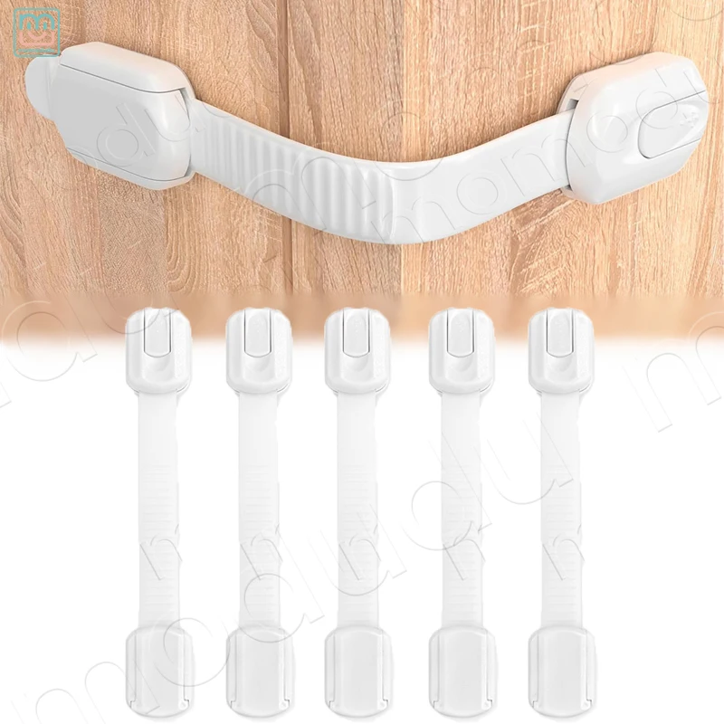 

5/8/10 шт. Защитные замки для детей: на клейкой основе, для шкафов и ящиков, фиксаторы для дверей, ремни безопасности для малышей