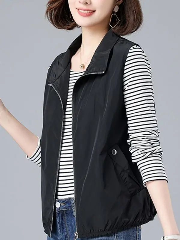 

Весенняя куртка больших размеров для женщин больших размеров, корейская свободная верхняя одежда с четырьками, кардиган с высокой талией, пальто