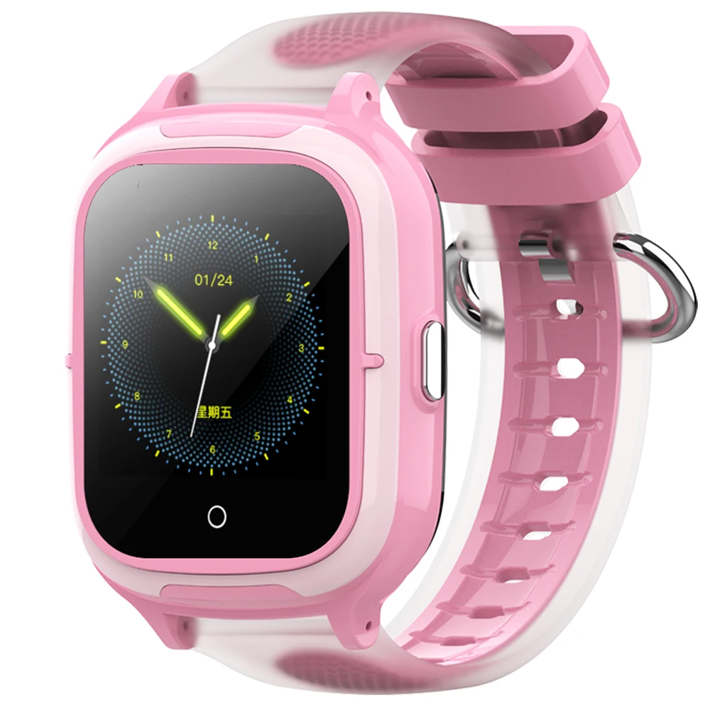 

New Baby Kids Smart Watch GPS Child Locator Kids 4G Wristband With SIM Card IP67 Calling Waterproof SOS Smartwatch DF55