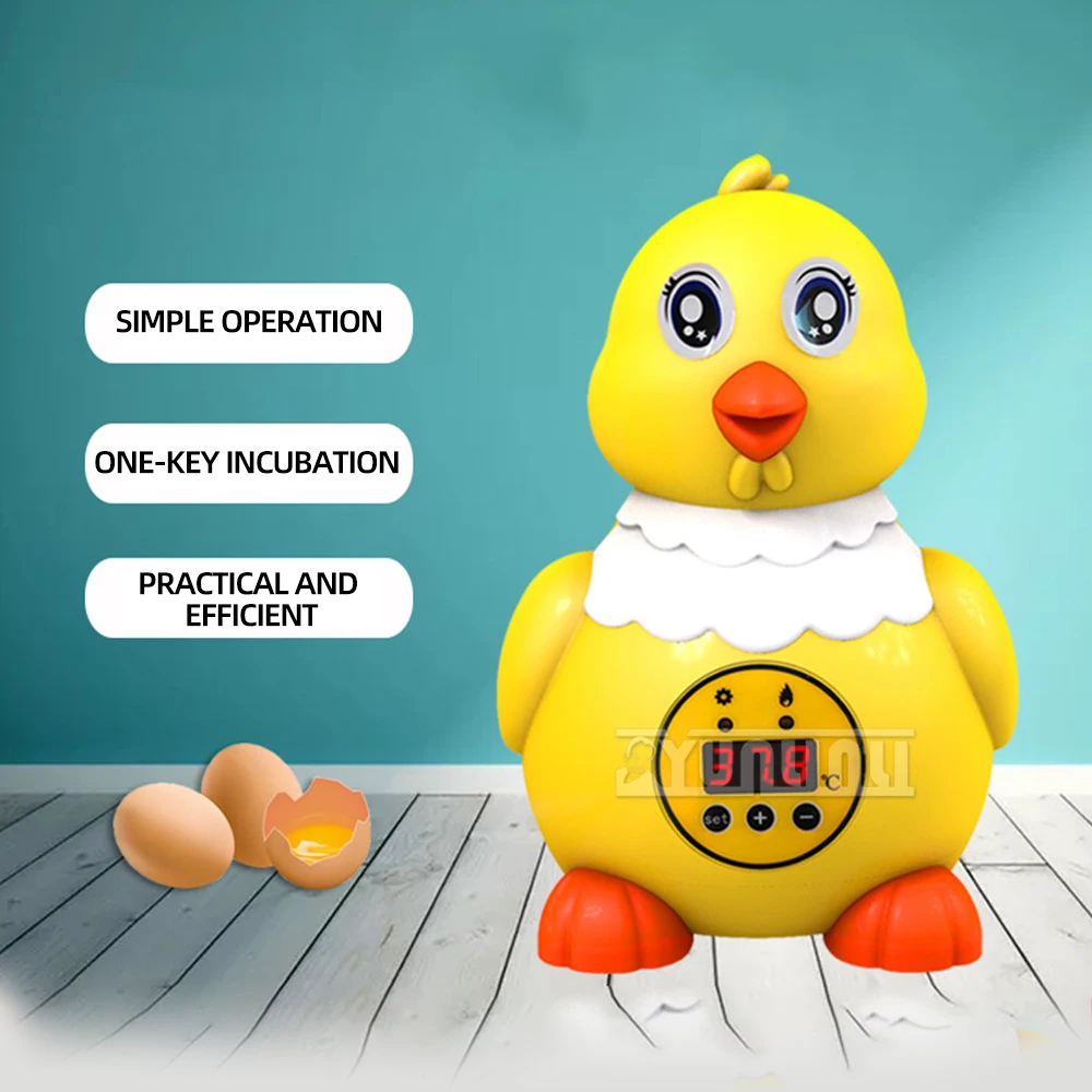 

Electric Automatic Egg Incubator,6 Eggs,Small Yellow,Kindergarten Teaching